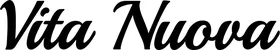 Produktbeispiel Schriftzug - Vita Nuova