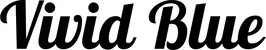 Produktbeispiel Schriftzug - Vivid Blue