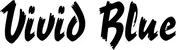 Produktbeispiel Schriftzug - Vivid Blue