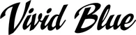 Produktbeispiel Schriftzug - Vivid Blue