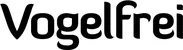 Produktbeispiel Schriftzug - Vogelfrei