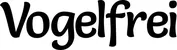 Produktbeispiel Schriftzug - Vogelfrei