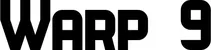Produktbeispiel Schriftzug - Warp 9