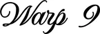 Produktbeispiel Schriftzug - Warp 9