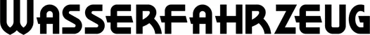 Produktbeispiel Schriftzug - Wasserfahrzeug
