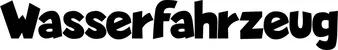 Produktbeispiel Schriftzug - Wasserfahrzeug