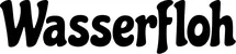 Produktbeispiel Schriftzug - Wasserfloh