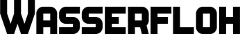 Produktbeispiel Schriftzug - Wasserfloh