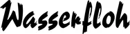 Produktbeispiel Schriftzug - Wasserfloh