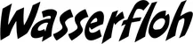 Produktbeispiel Schriftzug - Wasserfloh