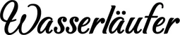 Produktbeispiel Schriftzug - Wasserläufer