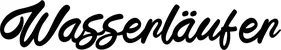 Produktbeispiel Schriftzug - Wasserläufer