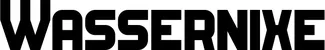 Produktbeispiel Schriftzug - Wassernixe