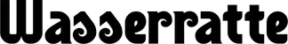 Produktbeispiel Schriftzug - Wasserratte