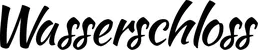 Produktbeispiel Schriftzug - Wasserschloss