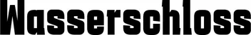 Produktbeispiel Schriftzug - Wasserschloss