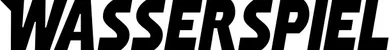 Produktbeispiel Schriftzug - Wasserspiel
