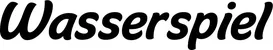 Produktbeispiel Schriftzug - Wasserspiel
