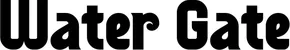 Produktbeispiel Schriftzug - Water Gate