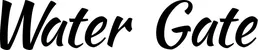 Produktbeispiel Schriftzug - Water Gate