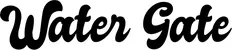 Produktbeispiel Schriftzug - Water Gate