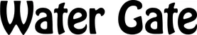 Produktbeispiel Schriftzug - Water Gate