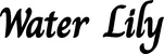 Produktbeispiel Schriftzug - Water Lily