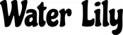 Produktbeispiel Schriftzug - Water Lily