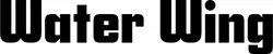 Produktbeispiel Schriftzug - Water Wing
