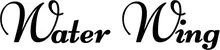 Produktbeispiel Schriftzug - Water Wing