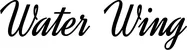 Produktbeispiel Schriftzug - Water Wing