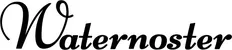 Produktbeispiel Schriftzug - Waternoster