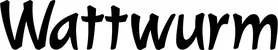 Produktbeispiel Schriftzug - Wattwurm