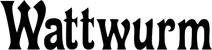 Produktbeispiel Schriftzug - Wattwurm