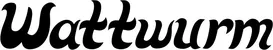 Produktbeispiel Schriftzug - Wattwurm