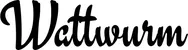 Produktbeispiel Schriftzug - Wattwurm