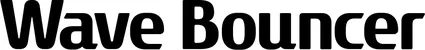 Produktbeispiel Schriftzug - Wave Bouncer