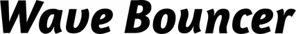 Produktbeispiel Schriftzug - Wave Bouncer