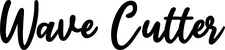 Produktbeispiel Schriftzug - Wave Cutter