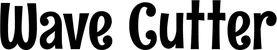 Produktbeispiel Schriftzug - Wave Cutter
