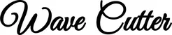 Produktbeispiel Schriftzug - Wave Cutter