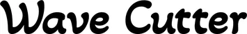 Produktbeispiel Schriftzug - Wave Cutter