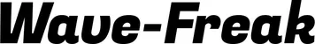 Produktbeispiel Schriftzug - Wave-Freak