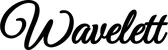 Produktbeispiel Schriftzug - Wavelett