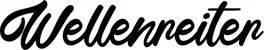 Produktbeispiel Schriftzug - Wellenreiter