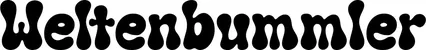 Produktbeispiel Schriftzug - Weltenbummler
