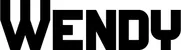 Produktbeispiel Schriftzug - Wendy