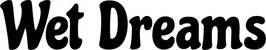 Produktbeispiel Schriftzug - Wet Dreams
