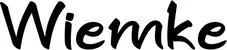 Produktbeispiel Schriftzug - Wiemke