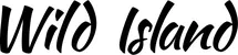 Produktbeispiel Schriftzug - Wild Island